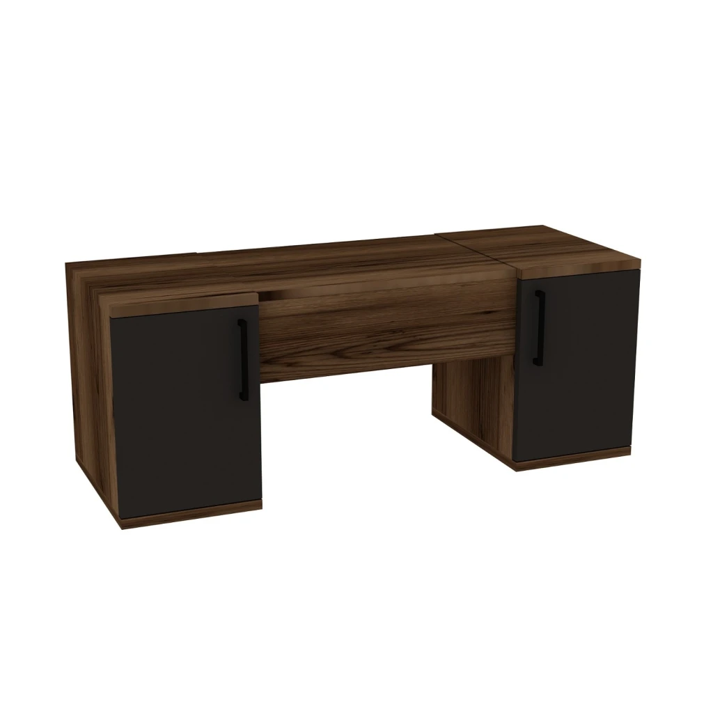 Măsuţă de toaletă hanah home mercan light walnut anthracite 5