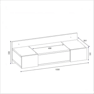 Măsuţă de toaletă hanah home zakkum white Thumbnail 7