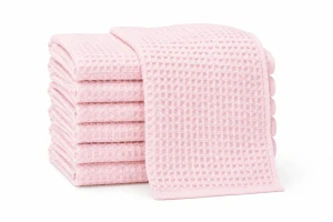 Prosop gofrat bucataria daria 40x70 pink - 320 gr/m2