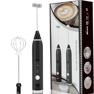 Mixer pentru lapte, cu 2 teluri, usb