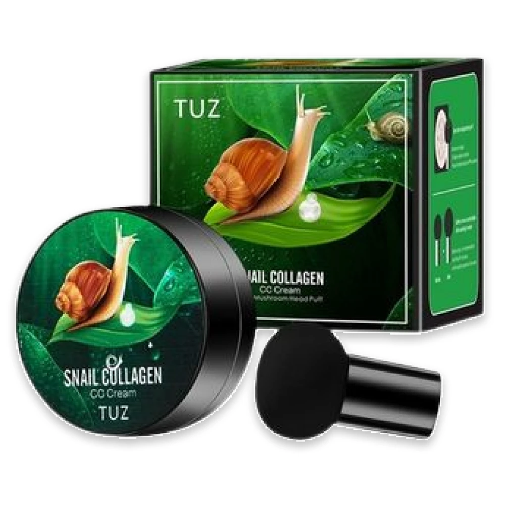 Крем-кушон tuz snail collagen cc cream 2