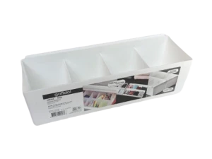 Organizator gondol plastik,  sabrina, 4 compartimente, 9x26x7,5 cm Thumbnail 3