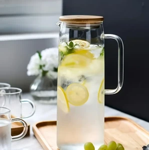 Ulcior din sticla, cu capac, 1,2 l Thumbnail 1