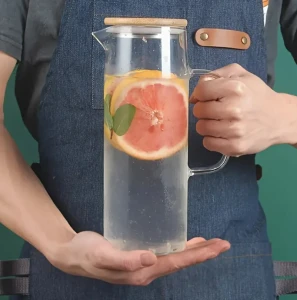 Ulcior din sticla, cu capac, 1,2 l Thumbnail 4