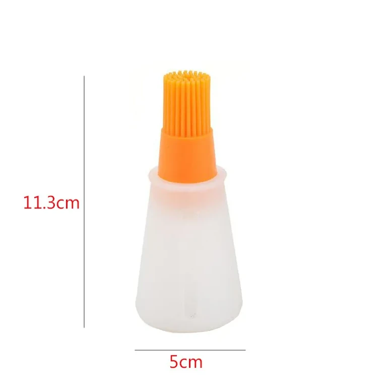 Perie din silicon pentru ulei, cu recipient, 60 ml 5