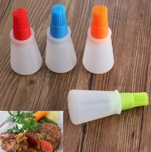 Perie din silicon pentru ulei, cu recipient, 60 ml Thumbnail 3