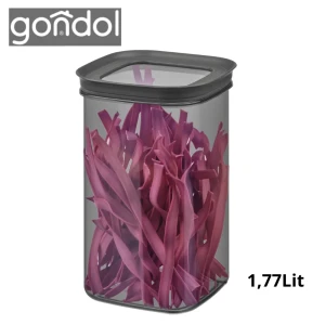 Recipient vacuum gondol plastik, vinto, 1770 ml