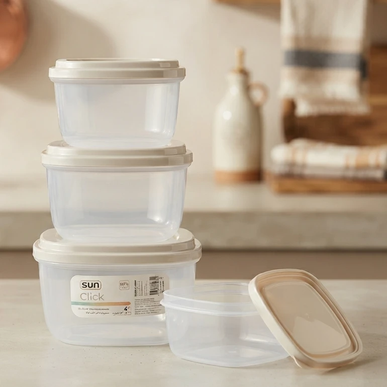 Set de recipiente click, 4 buc 2