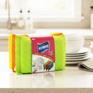 Губки для посуды evima, сетка, 3 шт