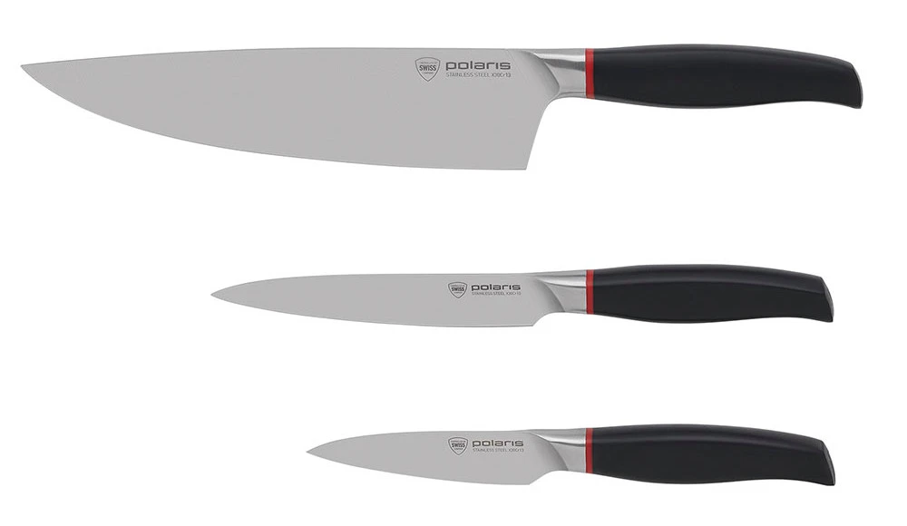 Set de cuțite polaris pro collection-3ss, negru 18