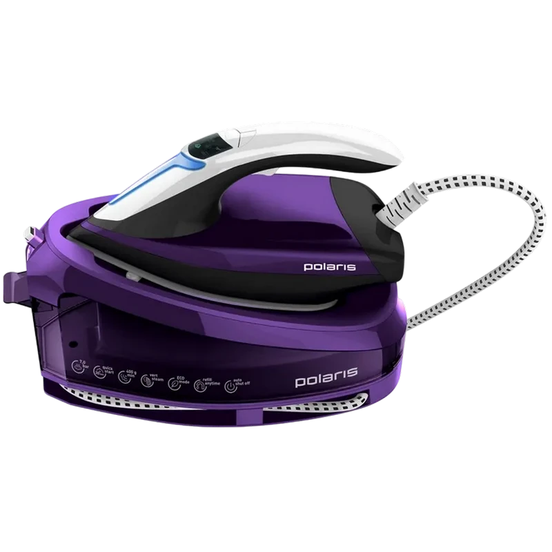 Fier de călcat cu generator de abur polaris pss7510k, 3000w, violet | negru 2