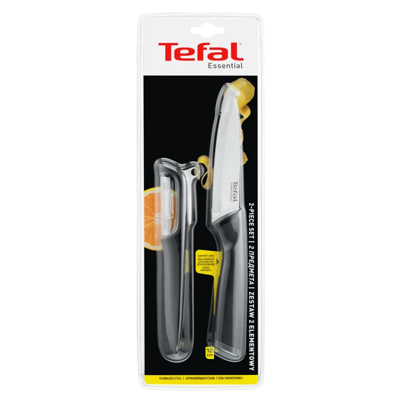 Set de cuțite tefal k2219255, negru / inox 5