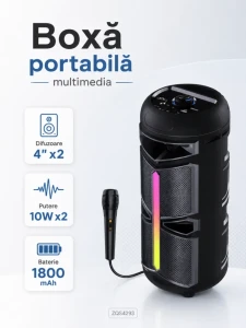 Boxă portabilă zqs4293, 024321, 053608