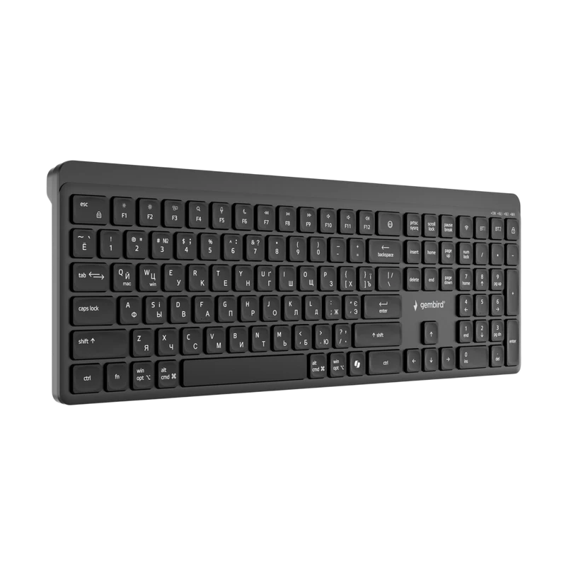 Tastatură gembird kb-wps-03-cyrl, fără fir, negru 2