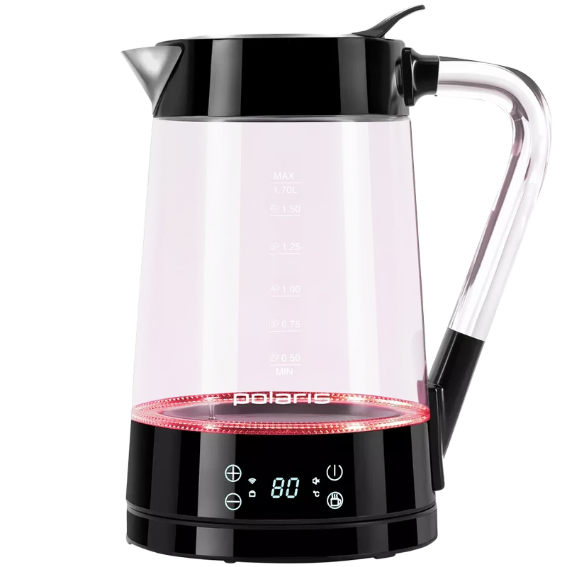 Электрочайник polaris pwk 1715cgld, чёрный 13