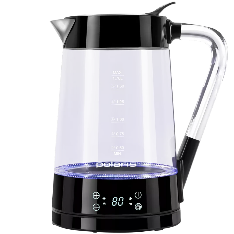 Электрочайник polaris pwk 1715cgld, чёрный 4