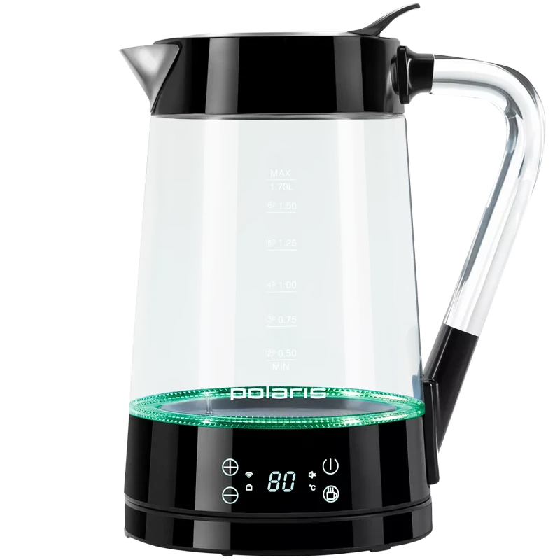 Электрочайник polaris pwk 1715cgld, чёрный 6