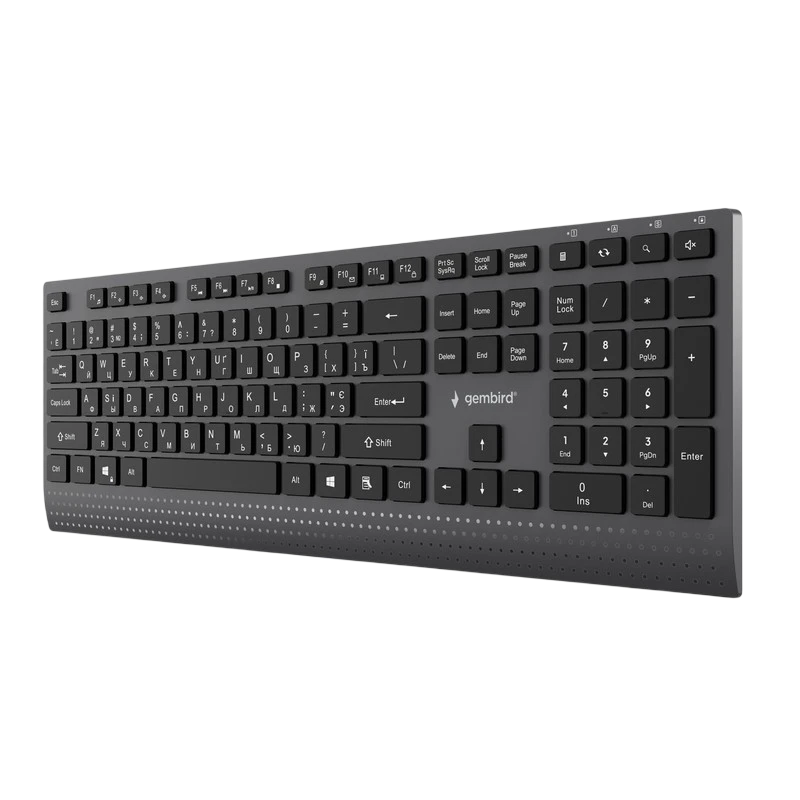 Tastatură gembird kb-mch-06-cyrl, cu fir, negru 2