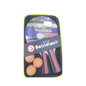 Set palete de tenis de masă (2 palete + 3 mingi) din lemn