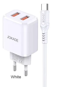 ЗАРЯДНОЕ УСТРОЙСТВО С ДВУМЯ ПОРТАМИ ДЛЯ АНДРОИД (JB026-6)