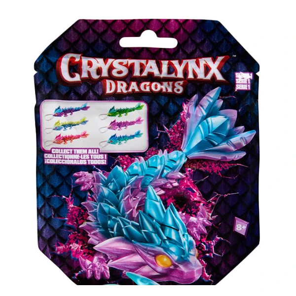 Figurină-breloc crystalynx „dragon” în ou-surpriză, în ass. 4