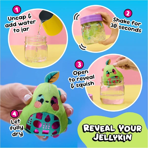 Jucărie de pluș surpriză magic jellykins în borcănel, în ass. 6