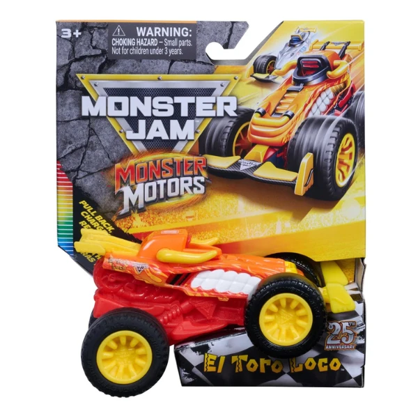 Mașinuță monster jam monster motors 1:64 cu inerție 3