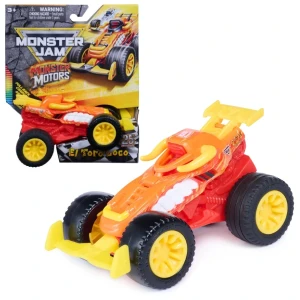 Mașinuță monster jam monster motors 1:64 cu inerție