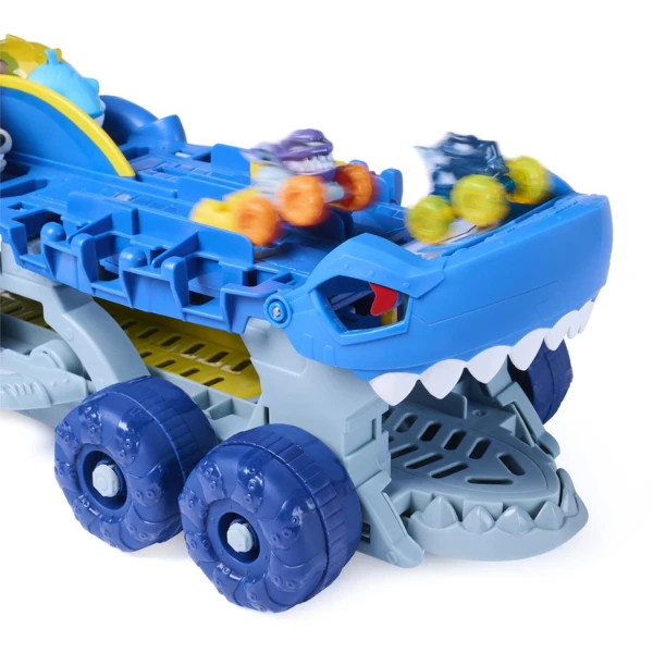 Set de joacă monster jam "megalodon vs. calmarul gigant" 8