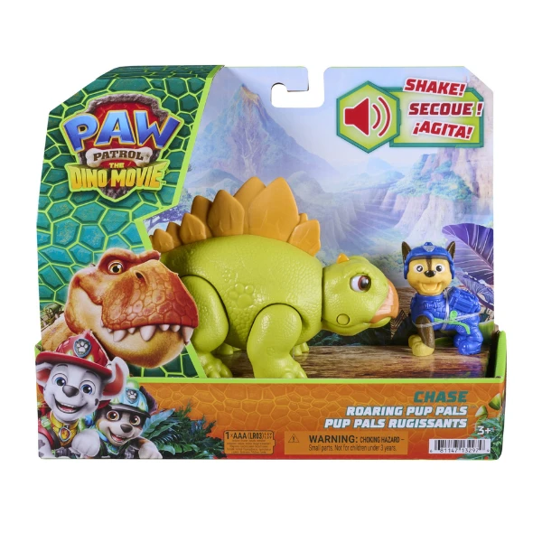Set de joacă "filmul dino: dinozaur cu sunete și figurină cățeluș", seria patrula cățelușilor, 4 modele 3