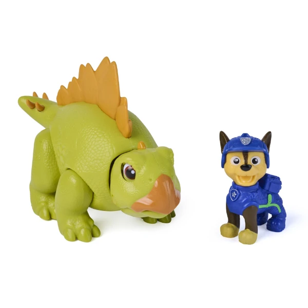 Set de joacă "filmul dino: dinozaur cu sunete și figurină cățeluș", seria patrula cățelușilor, 4 modele 4