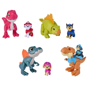 Set de joacă "filmul dino: dinozaur cu sunete și figurină cățeluș", seria patrula cățelușilor, 4 modele Thumbnail 2