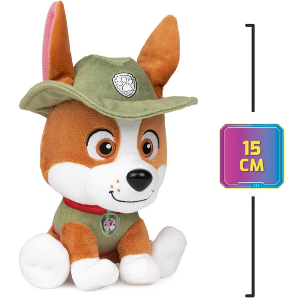 Jucărie de pluș „patrula cățelușilor: tracker”, 15 cm 4