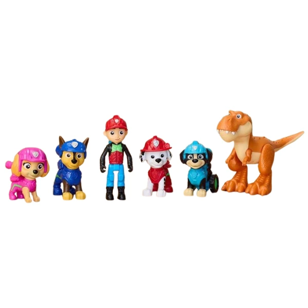 Set de figurine "filmul dino: echipa de salvare", seria patrula cățelușilor 2