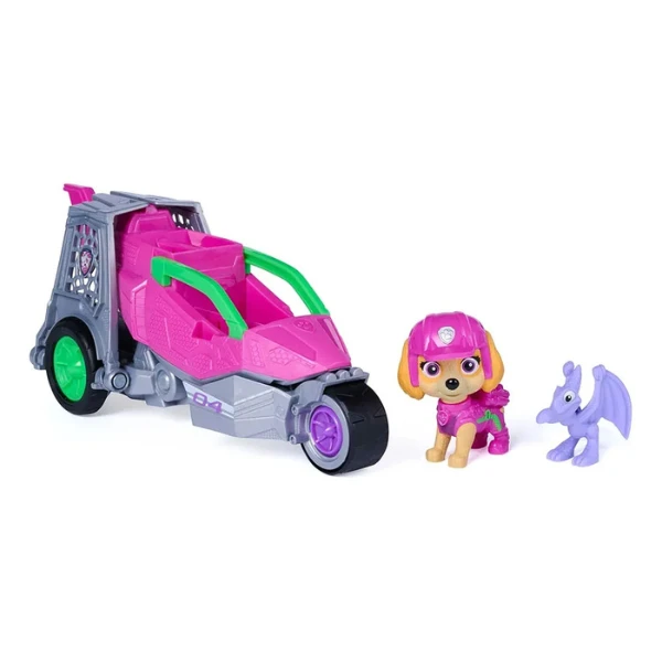 Mașinuțe cu figurine – "filmul dino", seria patrula cățelușilor, 6 modele 8