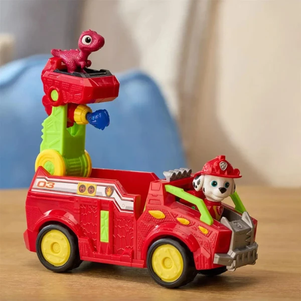 Mașinuțe cu figurine – "filmul dino", seria patrula cățelușilor, 6 modele 20