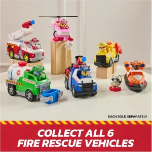 Set de joacă „patrula cățelușilor: vehiculul de pompieri rescue fire cruiser al lui chase” Thumbnail 6