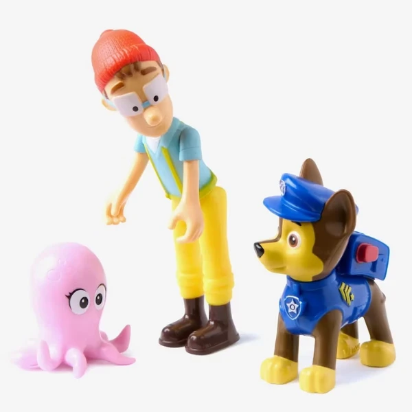 Set de figurine „patrula cățelușilor: chase și căpitanul turbot”, 3 figurine 4