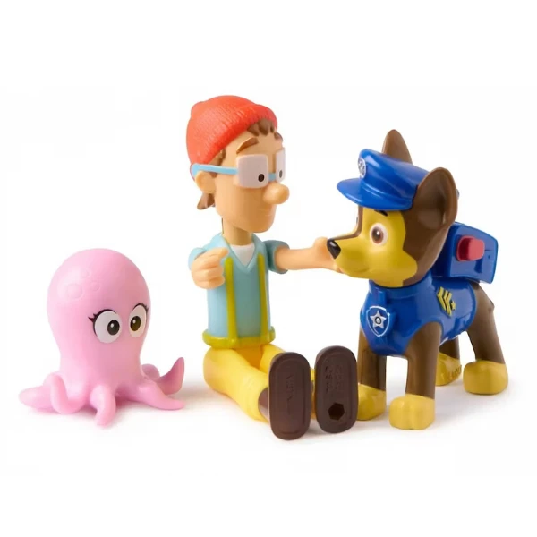 Set de figurine „patrula cățelușilor: chase și căpitanul turbot”, 3 figurine 5
