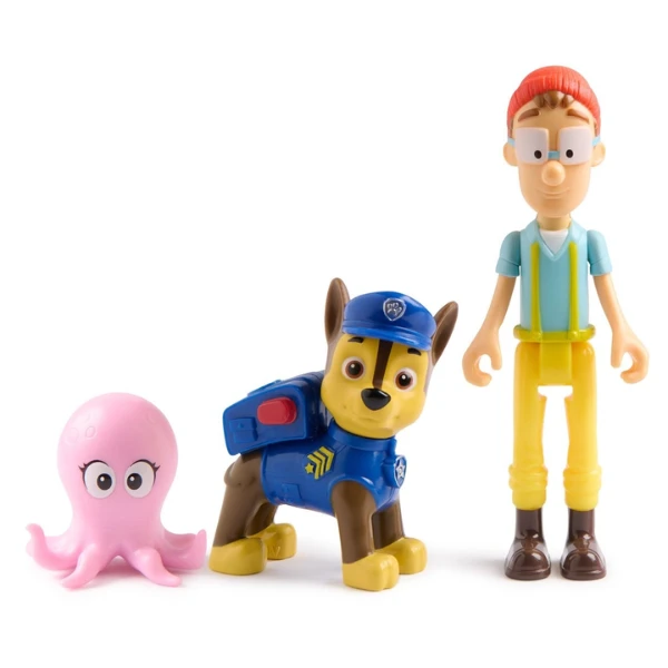Set de figurine „patrula cățelușilor: chase și căpitanul turbot”, 3 figurine 2