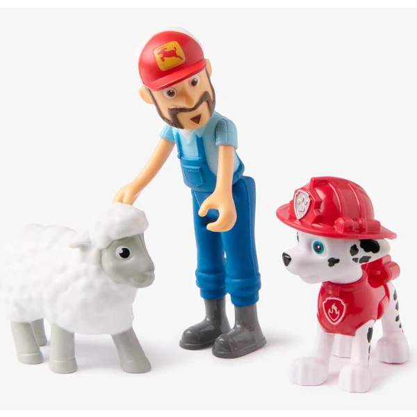 Set de figurine „patrula cățelușilor: marshall și căpitanul farmer al”, 3 figurine 5