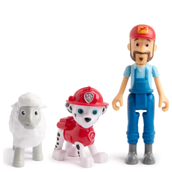 Set de figurine „patrula cățelușilor: marshall și căpitanul farmer al”, 3 figurine 2