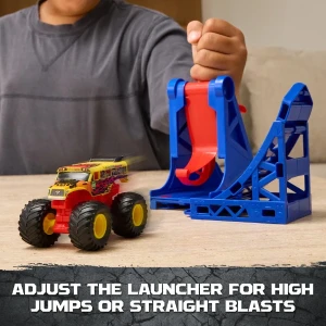 Set de joacă monster jam "cursa cu obstacole: impact și distrugere" 1:64 Thumbnail 8