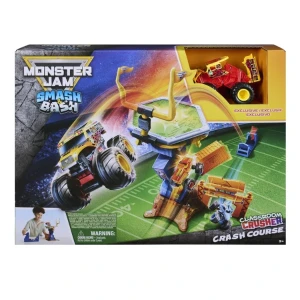 Set de joacă monster jam "cursa cu obstacole: impact și distrugere" 1:64 Thumbnail 3