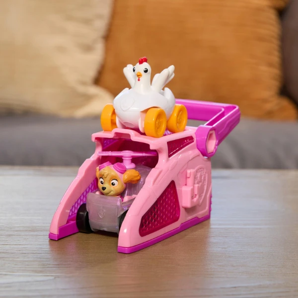 Set de joacă „paw patrol” cu lansator și 2 vehicule, 3 modele 19