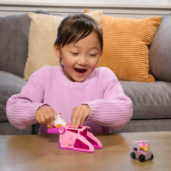 Set de joacă „paw patrol” cu lansator și 2 vehicule, 3 modele 20
