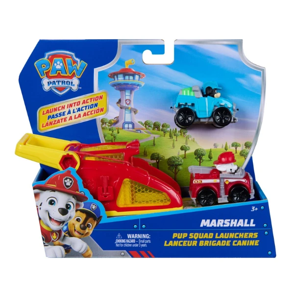 Set de joacă „paw patrol” cu lansator și 2 vehicule, 3 modele 16