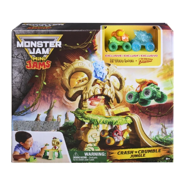 Set de joacă monster jam "evadare din craniu: impact și distrugere" 1:87 3