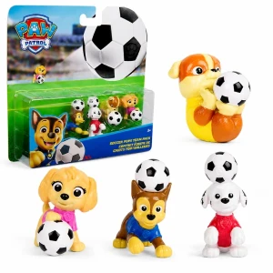 Set de figurine „patrula cățelușilor: echipa de fotbal”, 4 figurine