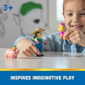 Set de 3 mini-figurine: skye, fermerul yumi și purcelușul, seria "patrula cățelușilor" Thumbnail 8